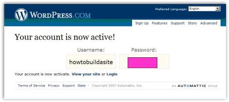 Account Active