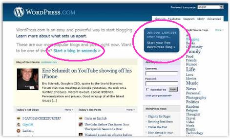 Open WordPress Account