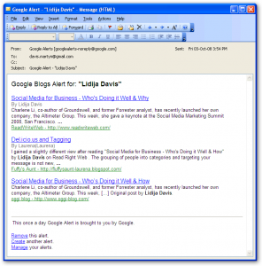 Google Alert